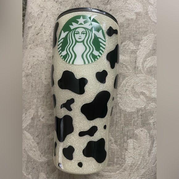 Cow print 30oz tumbler - Picture 2 of 5